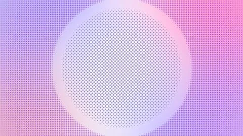Halftone Background Design Template with Big Ellipse Shape Element, Pop Art.. Illustrazione stock