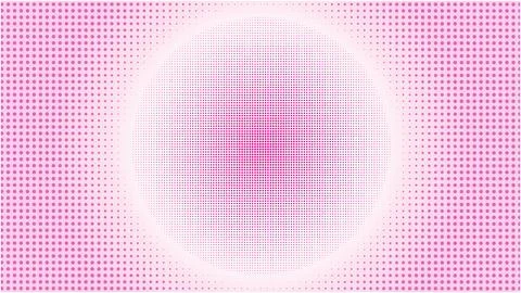 Halftone Background Design Template with Big Ellipse Shape Element, Pop Art.. Illustrazione stock