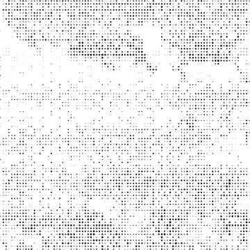 Halftone Background. Dotted Dirty Damaged Spotted Circles Pattern. Stock Illustration