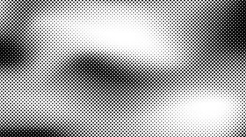 Halftone background. Grunge halftone pop art texture. White and black abstract Stock Illustration