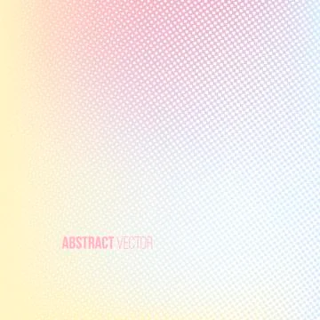 Halftone background. Light yellow blue pink white color Stock Illustration