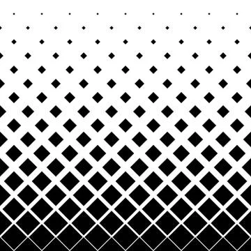 Halftone background pattern of squares in diagonal arrangement Stock Illustration