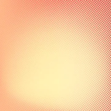 Halftone background. Red and yellow color square shape banner Stock Illustration
