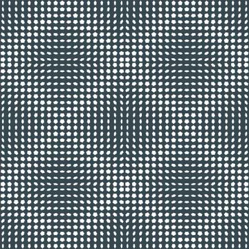 Halftone background seamless pattern. Stock Illustration