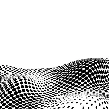 Halftone Background For Text Stock Illustration