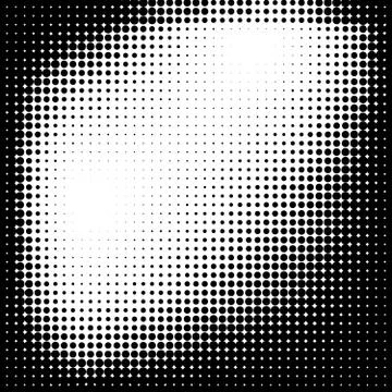 Halftone background.Halftone dots frame.Abstract vector illustration. Texture Stock-Illustration