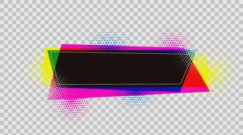 Halftone Banner Stock Footage 57677821