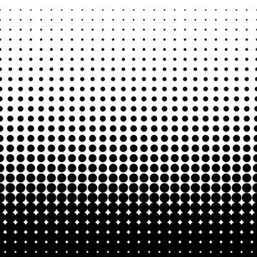 Halftone black Stock-Illustration