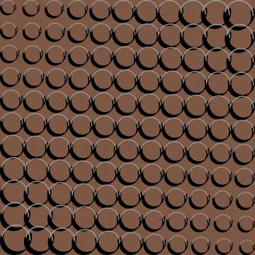 Halftone on a brown background Stock Illustration