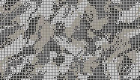 Halftone camo pattern. Digital camouflage. Vector Stock Illustration