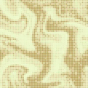 Halftone camouflage texture. Dot pattern camo. Vector Stock Illustration