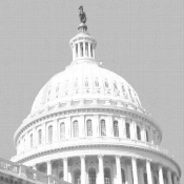 Halftone capitol building dc Ilustración de archivo