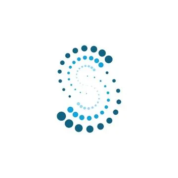 Halftone circle dots vector Stock Illustration
