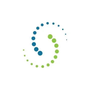 Halftone circle dots vector Stock Illustration