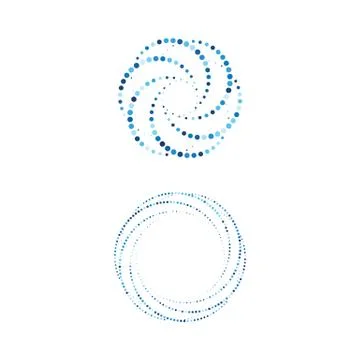 Halftone circle dots vector 스톡 일러스트