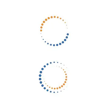 Halftone circle dots vector 스톡 일러스트