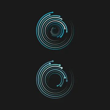 Halftone circle dots vector 库存插图