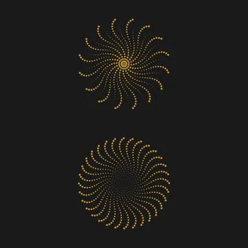 Halftone circle dots vector Stock Illustration