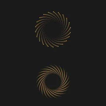 Halftone circle dots vector Stock Illustration
