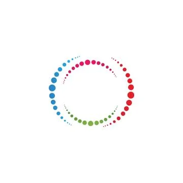 Halftone circle dots vector illustration 스톡 일러스트