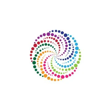 Halftone circle dots vector illustration イラスト素材