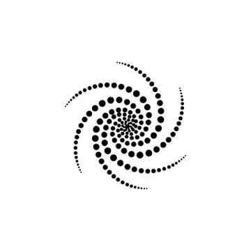 Halftone circle dots vector illustration Stock Illustration