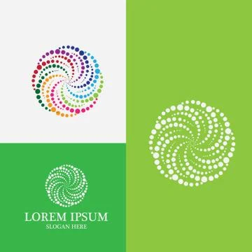 Halftone circle dots vector illustration 스톡 일러스트