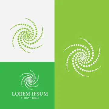 Halftone circle dots vector illustration Illustrazione stock