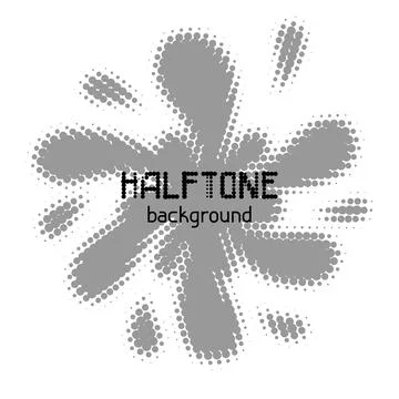Halftone circle dotted background. Random modern halftone circle dot texture. 库存插图