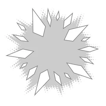 Halftone circle dotted cartoon background. Comic speech bubble halftone circl 库存插图