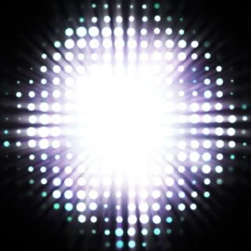 Halftone circle pattern Stock Illustration