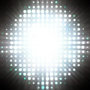 Halftone circle pattern Stock Illustration