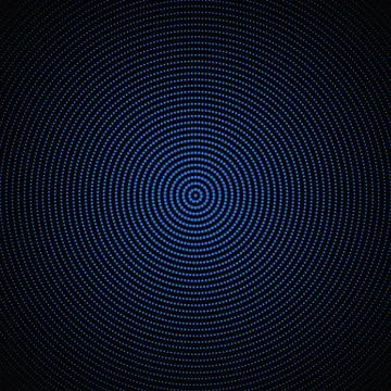 Halftone circular dot pattern background - abstract vector design Illustrazione stock