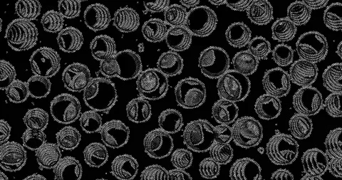 Halftone collage background with grunge dotted texture seamless loop. Video stock 272839543