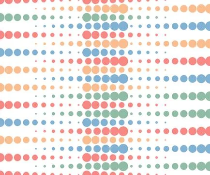 Halftone color Stock Illustration