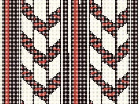 Halftone colorful seamless retro pattern primitive geometry check arrow line Illustrazione stock