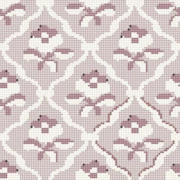 Halftone colorful seamless retro pattern spiral curve cross tarocolor vintage Illustrazione stock