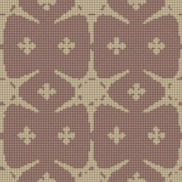 Halftone colorful seamless retro pattern vintage point round cross flower Illustrazione stock