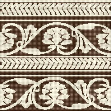 Halftone colorful seamless retro pattern round cross spiral flower vine arrow Stock Illustration