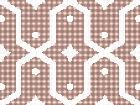 Halftone colorful seamless retro pattern star round geometry cross frame 스톡 일러스트