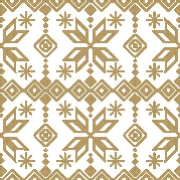 Halftone colorful seamless retro pattern golden triangle square geometry star Stock Illustration