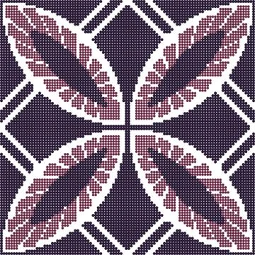 Halftone colorful seamless retro pattern purple round square cross geometry c Illustrazione stock