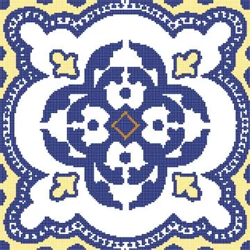 Halftone colorful seamless retro pattern vintage curve round dot line flower イラスト素材