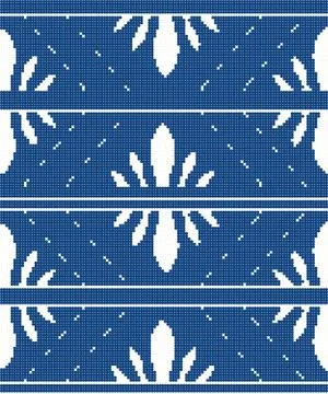 Halftone colorful seamless retro pattern China blue check geometry frame flow Illustrazione stock