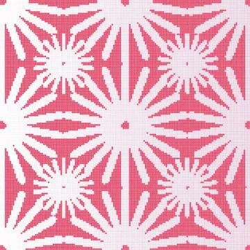 Halftone colorful seamless retro pattern vintage red star cross round geometr 스톡 일러스트