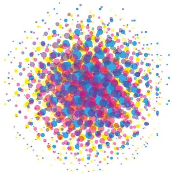 Halftone comic background pop art style vector round shape Stock Illustration