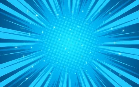 Halftone comic cartoon background vector illustration. Stock Illustration