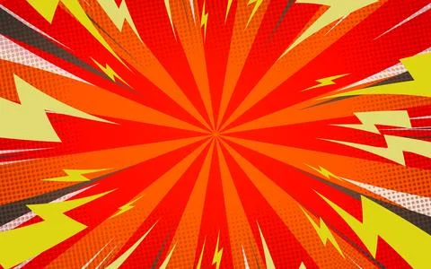 Halftone comic cartoon background vector illustration. Stockillustratie