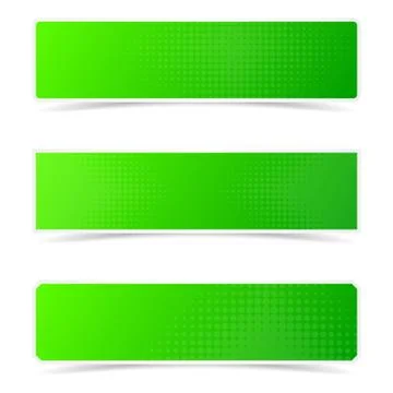 Halftone creative banners 스톡 일러스트