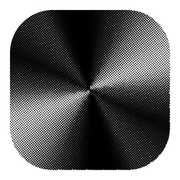 Halftone  dark background with metallic luster Stock Illustration